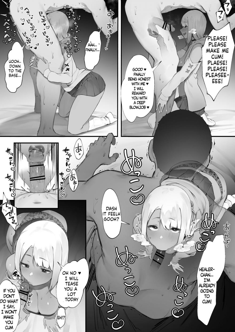 Hentai Manga Comic-Sex Suru to SP o Kaifuku Shitekureru Kuro Gyaru Healer-Read-5